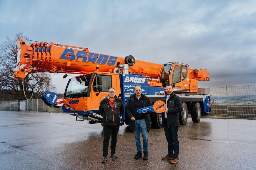 More lifting power, less CO2 – new LTM 1070-4.2 for Bruns in Magdeburg